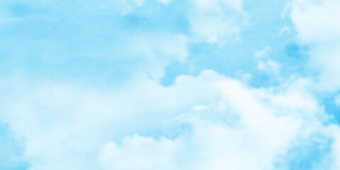 Abstract watercolor blue sky, painterly clouds and gradient, white clouds in a gentle watercolor style image, watercolor painting of a bright blue sky above a landscape of soft.