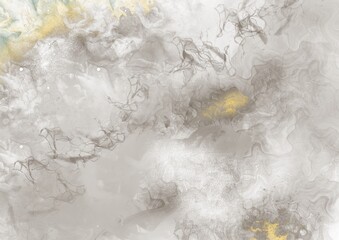 Elegant Gray and Gold Marble Abstract Background
