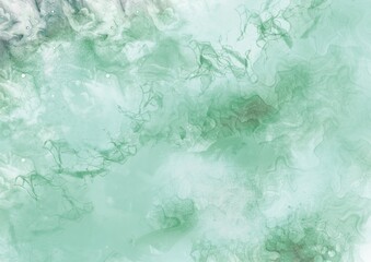 Fresh Green Watercolor Abstract Background