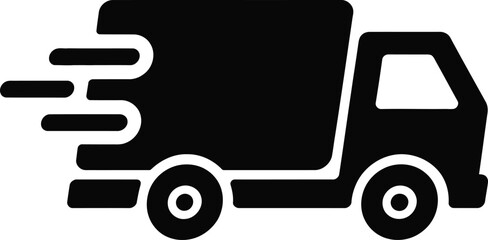 Express Delivery Icon for Fast Shipping Services Representing Swift Transportation and Logistics Solutions for Ecommerce and Supply Chain Management