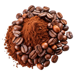 coffee beans and cinnamon