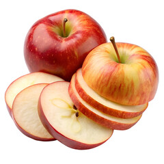 ripe apple slice