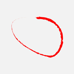 Circles Marking Highlight Reminder set of sketches illustrations 