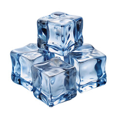 ice cube isolated on white
