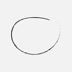 Hand Drawing Line Circles Marking Reminder Design Elements Vector