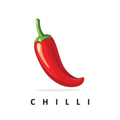 Red chili pepper illustration 