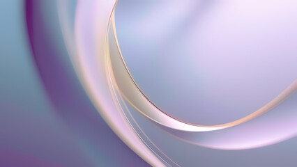 Elegant Swirling Curves Create a Soothing Lavender Backdrop