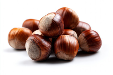 Fototapeta premium Heap of Hazelnuts