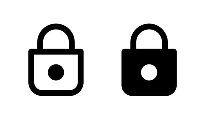 Secure and Padlock icon