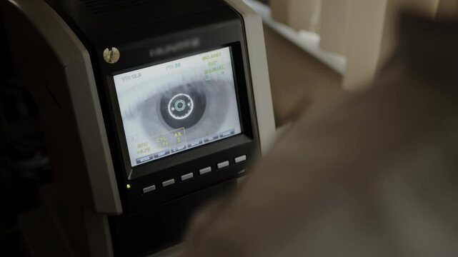 A modern device used in ophthalmology is an automatic refractometer. A device for quickly and accurately determining the refractive power of the eye, used in ophthalmology to detect myopia, hyperopia