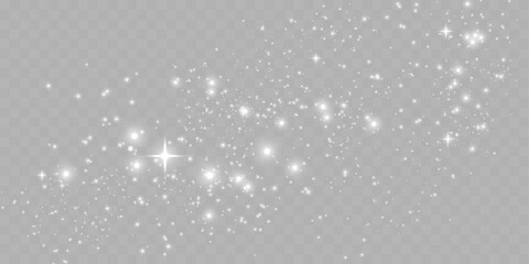 Magical glowing bokeh lights with sparkles on soft blurred background. Elegant dreamy festive atmosphere.	