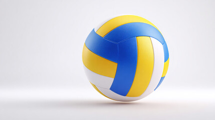 Obraz premium Volleyball on White Background