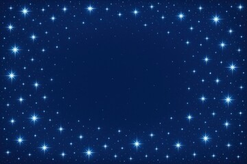 Fototapeta premium Starry night sky illustration