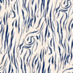 Abstract seamless pattern with  drawing in doodle style. Digital illustration.