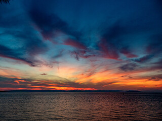 Sonnnenuntergang am Meer