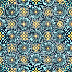 Seamless pattern with circles