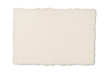 Fototapeta premium Old textured paper with torn edges, isolated on transparent background, perfect for adding text or design