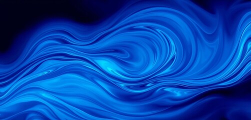 Abstract swirling blue waves, textured and dynamic background,  swirl,  flowing