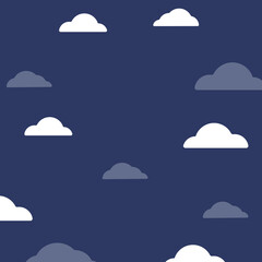 Cartoon Clouds Vector Illustration &ndash; Cute and Fluffy Sky Elements