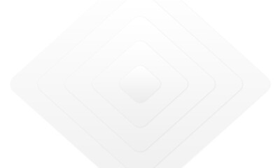 Abstract White Diamond Shapes Pattern Minimalist Design Subtle Shadowing Elegant and Clean Simple Visual