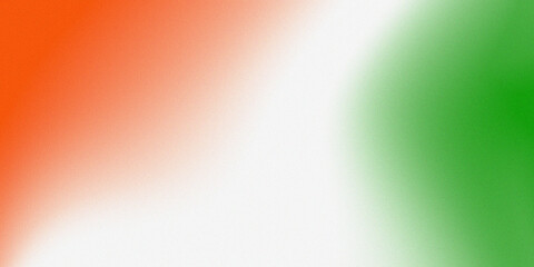 The background is in the colors of the Indian flag with a grainy texture. Indian Independence Day