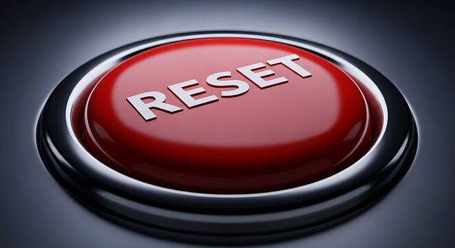 Red reset button