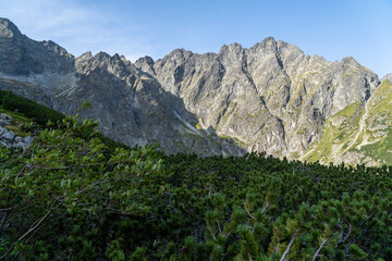 A beautiful ridge called Kaczy Mur in the Polish climbing community.