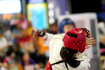 Taekwondo action in Thailand