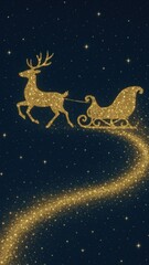 [glitter sleigh ride trail mobile wallpaper]