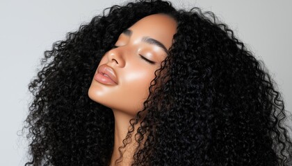 Detangling Type 4c Hair With Shrinkage And Long Curly Strands: A Guide On How To Manage And Style Coily Hair.