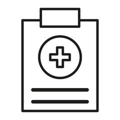 healthcare report vector icon