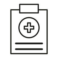 healthcare report vector icon