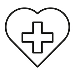 Fototapeta premium health vector icon