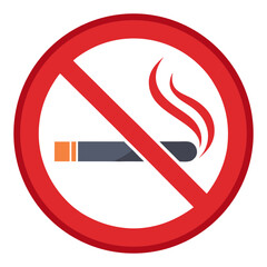 no smoking sign vector logo
