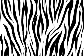 zebra seamless pattern. black and white stripped background. abstract organic pattern. vector background for fabric design, wrapping paper, textile and wallpaper.