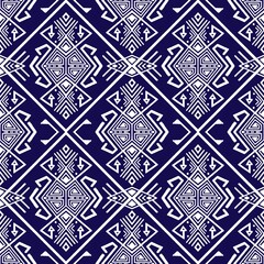 Handcrafted Thai Tribal Geometric Textile Art