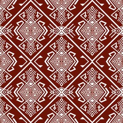 Handcrafted Thai Tribal Geometric Textile Art