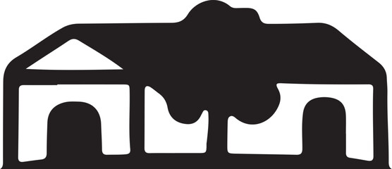 Abstract geometric design with vibrant color palette