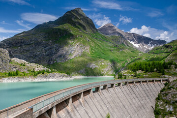 Summer View of Margaritze Reservoir Dam