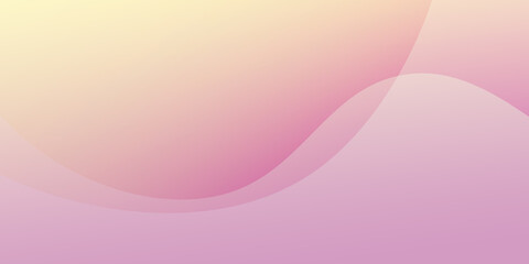 Abstract illustration background of curved waves in a pastel gradient.