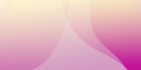 Abstract illustration background of curved waves in a pastel gradient.