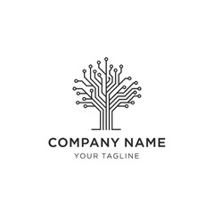 abstract tree vector