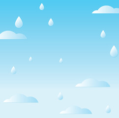 Cartoon Clouds Vector Illustration &ndash; Cute and Fluffy Sky Elements