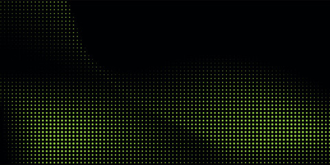 Top dotted gradient, smooth dots spraying and halftones dot background seamless horizontal geometric pattern vector template set. vector