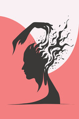 Manipulation, Mind, thoughts, head, hand, manipulator, narcissist, psychology, success, artwork, vector