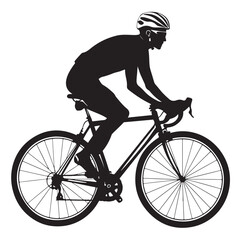 Naklejka premium Mountain Biking Silhouette Pack | Extreme Cycling Vector Set