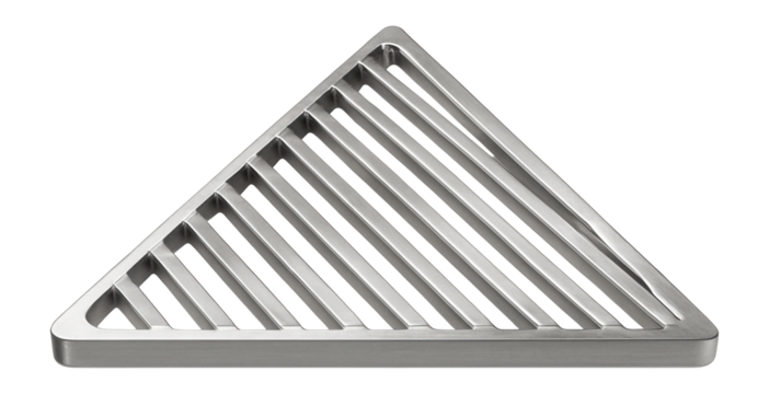 Triangular grill grate for a unique cooking experience, fitting unconventional grill shapes.