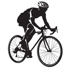 Naklejka premium Mountain Biking Silhouette Pack | Extreme Cycling Vector Set