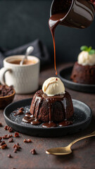 cup of coffee with chocolate