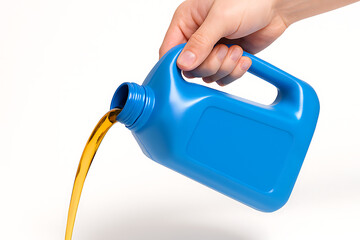 hand holding a gas pump